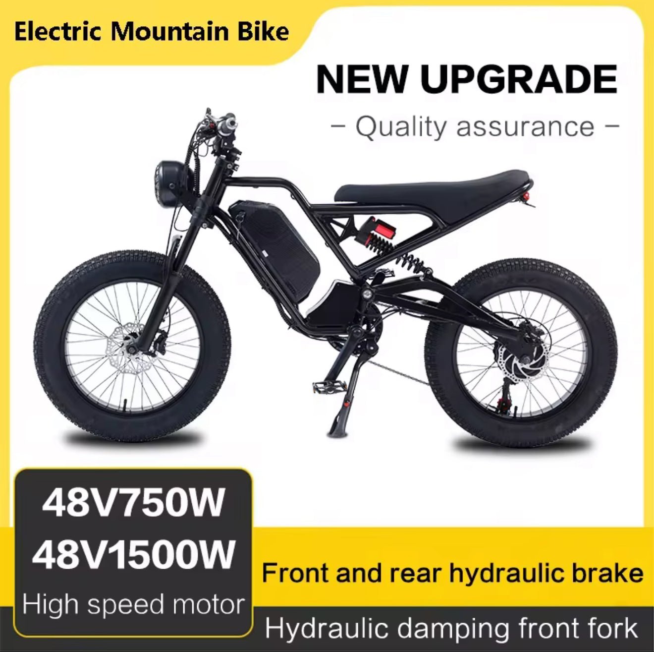 Jaguar 1500W Fat Tire Bike -