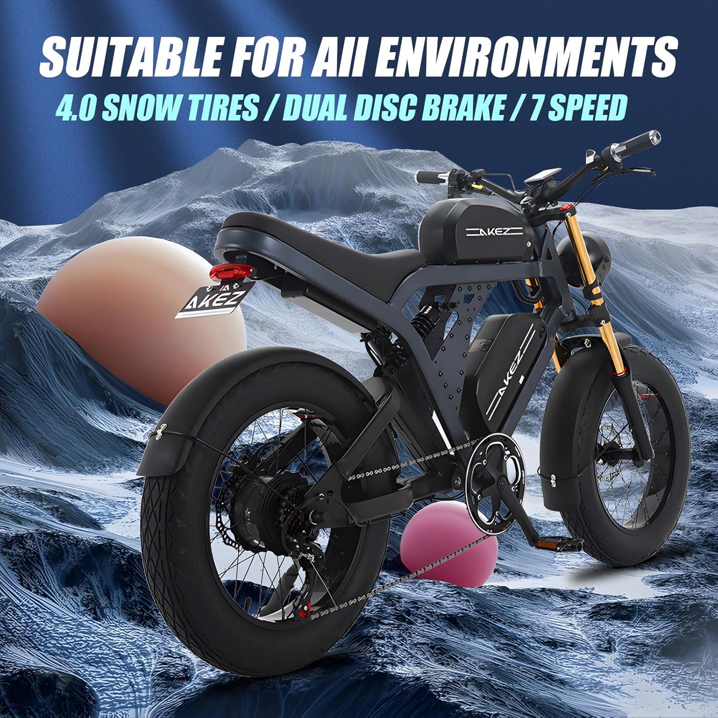 King Kong AKEZ Electric Fat Tire Bike -