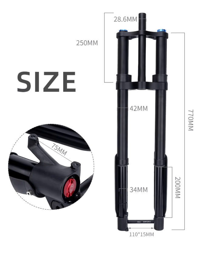 Meroca Front Forks for Stealth Bomber OEM -