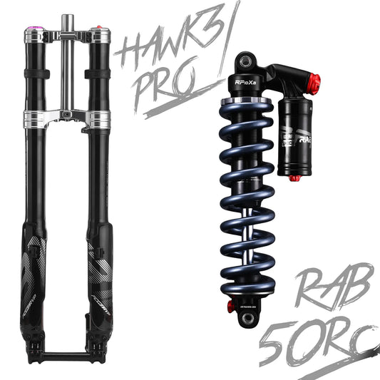 RFLOXA Hawk31 Pro Fork + RAB50RC Shock Kit