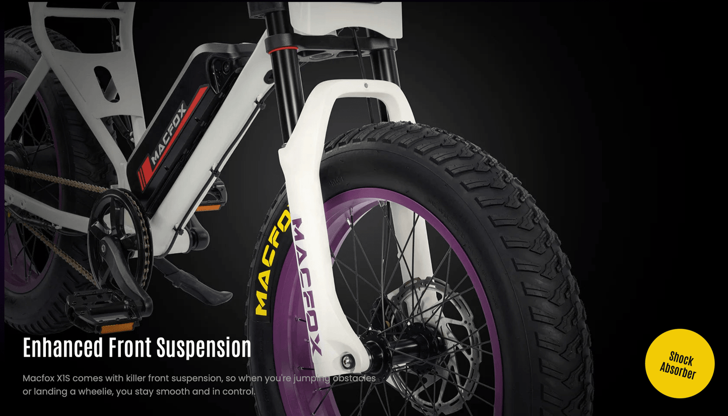 Macfox E - bike X1S x Bs.zay - Emoto SuperstoreEmoto Superstore