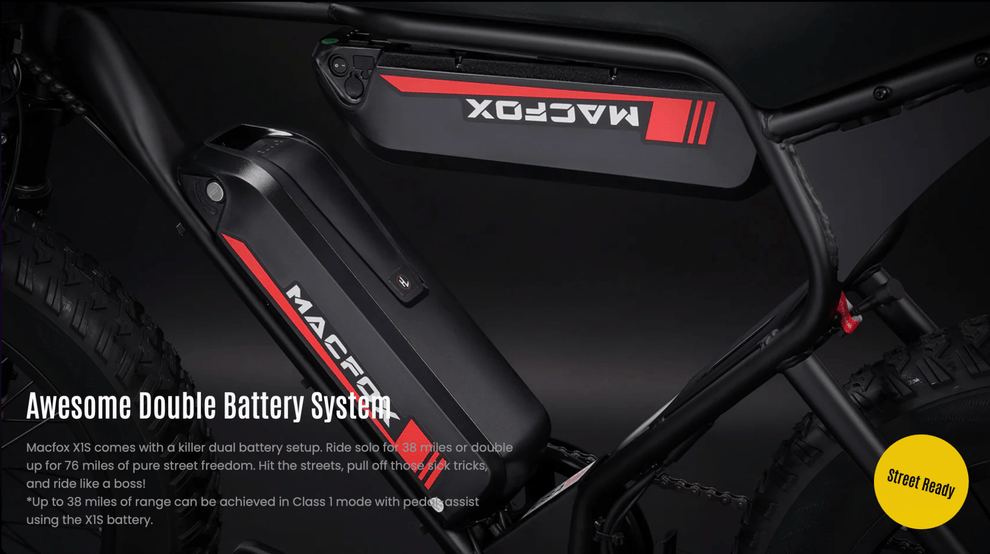 Macfox X1S Commuter Ebike | Best Bike For The Road | High Power Motor ...