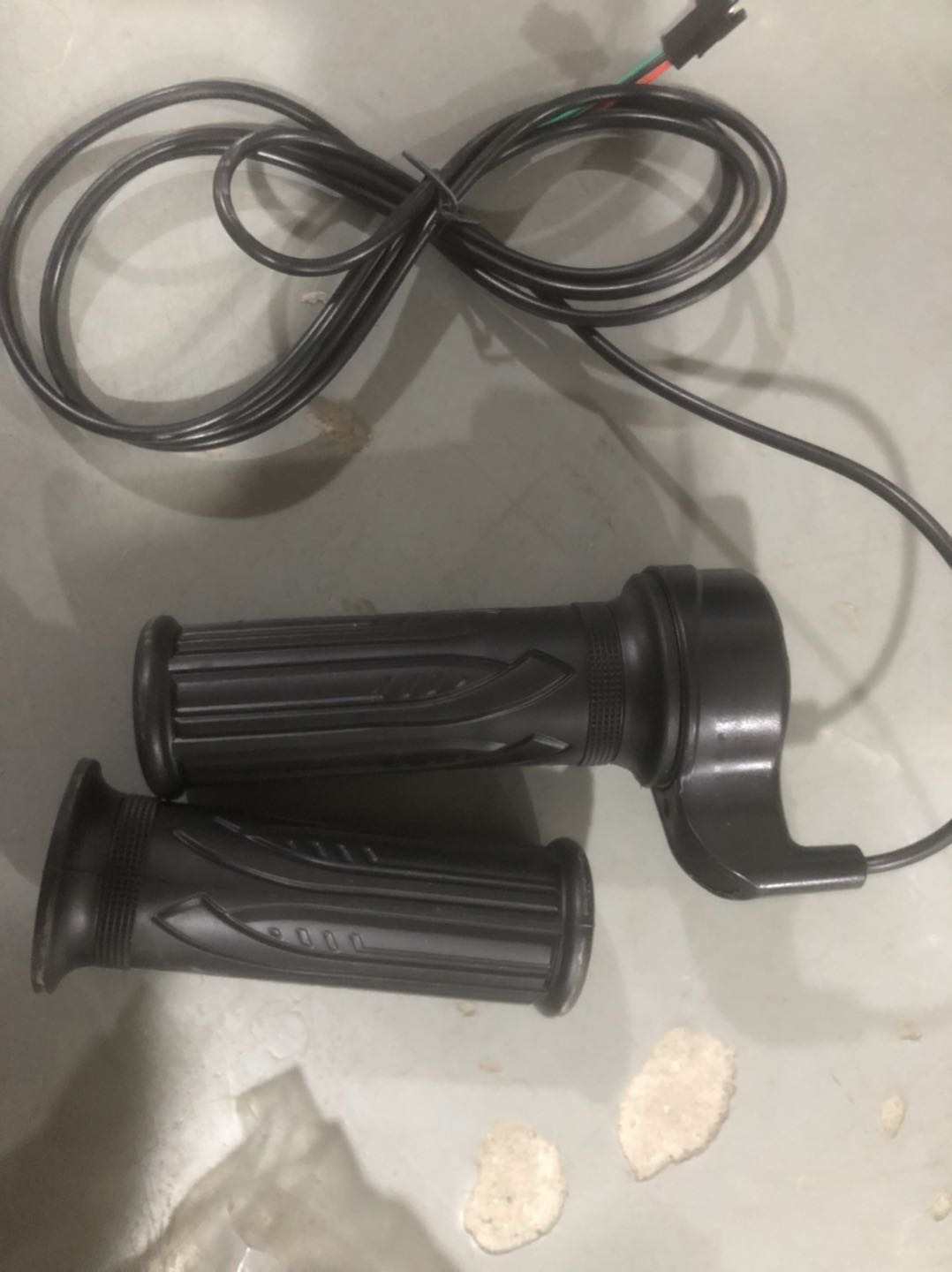 Stealth Bomber Plastic Full Twist Grips and Throttle OEM - zappscyclespartszappscycles